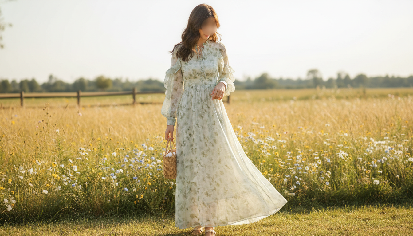 Prairie Chic Floral Maxi Dress: Styling, Fit & Care Tips