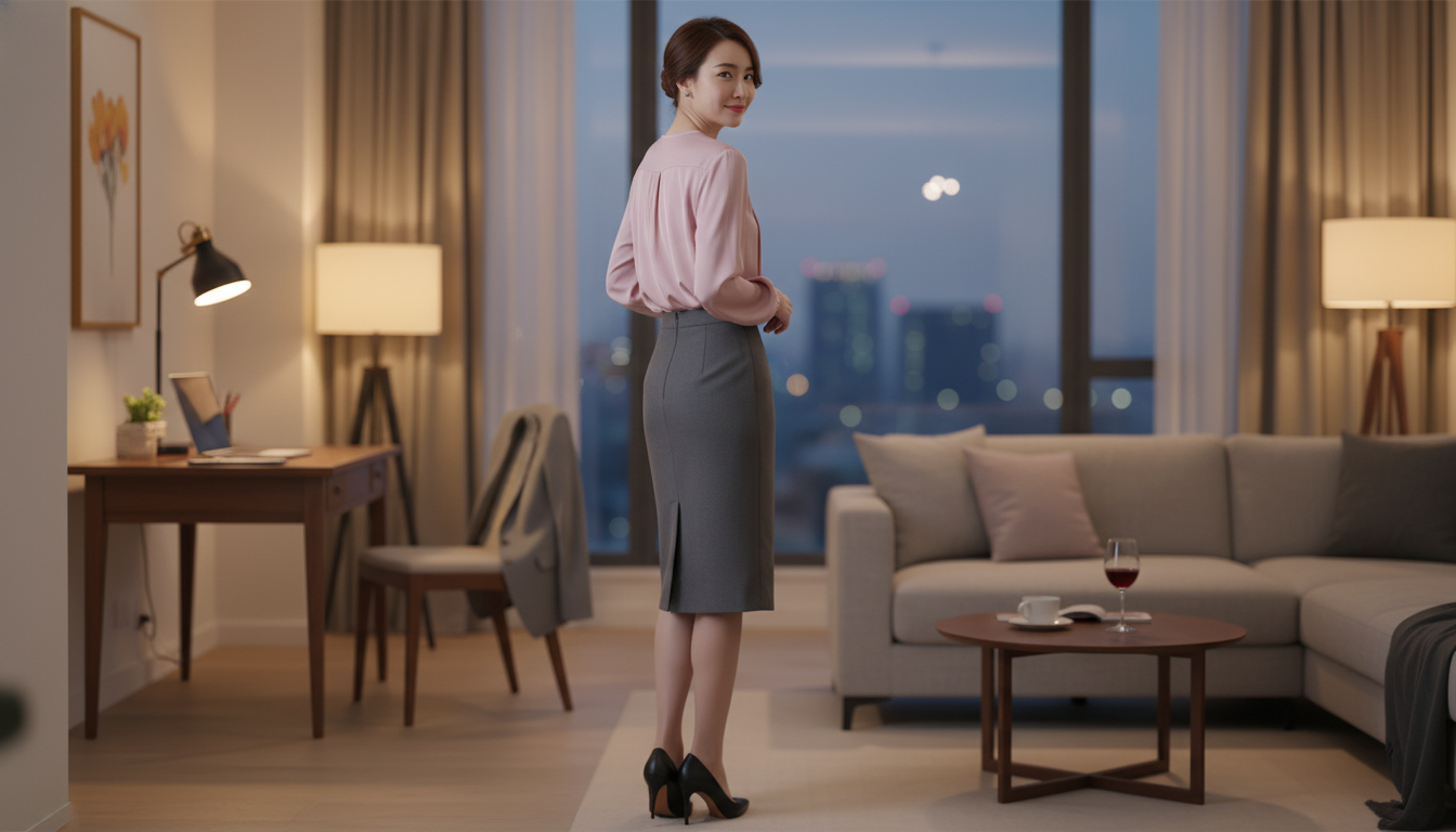 Solid Pink Silk Blouse Styling Guide for Work to Night