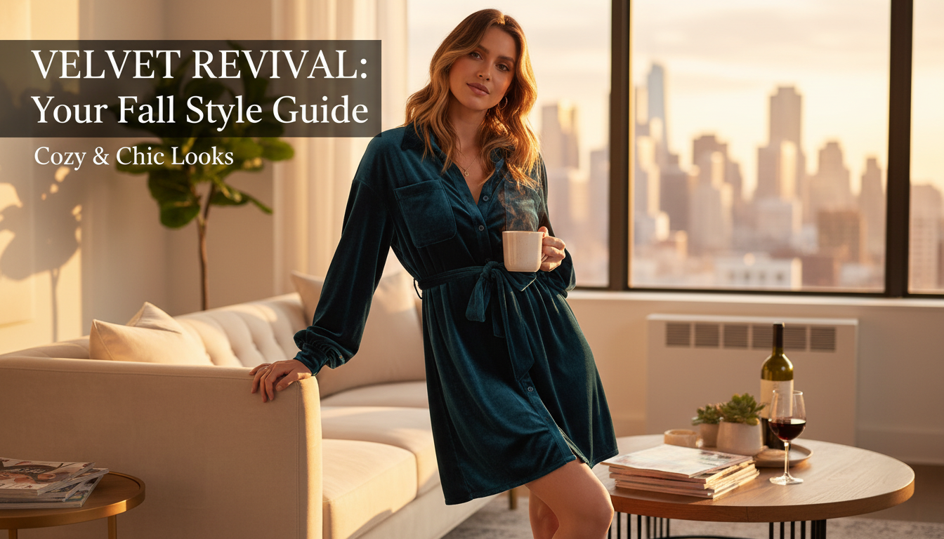 Velvet Long Sleeve Mini Dress for Autumn: Style & Care